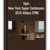 Itpm - New York Super Conference 2016 Videos ITPM