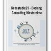 Kconstable29 - Booking Consulting Masterclass