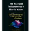 John Y.campbell The Econometrics Of Financial Markets