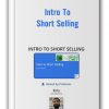 Intro To Short Selling Thumbnaisl